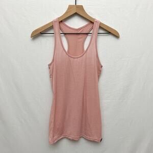 woolly blush pink merino wool racerback tank